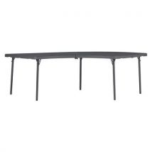 Table Pliante Xxl Moon 253 X 91 Cm - Gris Bleuté