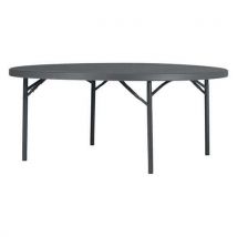 Table Pliante Planet 180 - Ø 180 Cm - Gris Bleuté