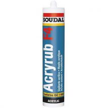 Mastic Acrylique Pour Raccordement Acryrub F4 Blanc