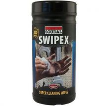 Bidon De 100 Lingettes Nettoyantes Grand Format Swipex