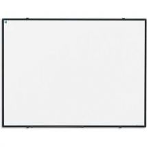 Tableau Blanc Softline Cadre Noir Émaillé Blanc-45x60 Cm