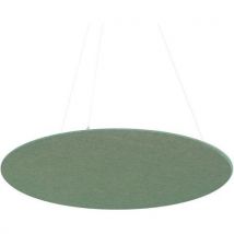 Panneau Plafond Rond Feutre Pet Acoustique Vert Pétrole