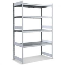 Rayonnage À Tablettes Avec Protections De Pied D'échelle