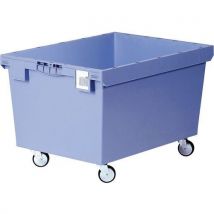 Bac De Distribution À Roues Caoutchouc Mb86421droll-g - 151l