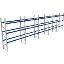 Rack 1 Départ + 4 Suivants Lxlxh 2700x14300x4000 1000kg 3 Niv