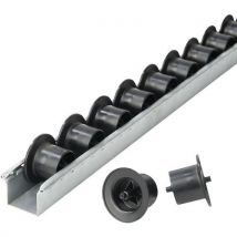 Rails À Galets À Joue En Plastique Esd 3000 Mm De Longueur