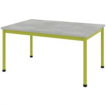 Table Comite 160x80 T6 - 4p Stra Abs Chromix Arg/vert Granny