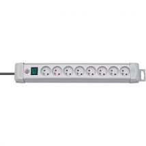 Multiprise Grise Premium-plus 8 Prises Avec Interrupteur