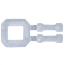 Boucles pour feuillards 12mm - Plastique recyclable - Cerclage de palettes - Polypropylène