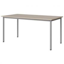 Table Malibu 160x80 T6 4p Stra Abs Acacia/gris 9006