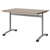 Table Malibu 120x80 T6 Dl Stra Alaisé Acacia/gris 9006