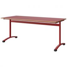 Table Malibu 180x80 T6 Dl Stra Alaisé Rouge U321/rouge 3020