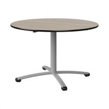 Table Malibu Ø 120 T6 Pc Stra Acacia/noir Gris 9006