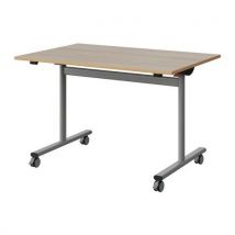 Table Malibu Rab. 120x80 T6 Dl Stra Alaisé Acacia/gris 9006