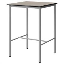 Mange-deb. Malibu 80x80cm 4p Strat Acacia/noir Gris 9006