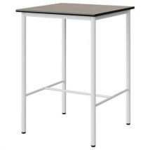 Mange-deb. Malibu 80x80cm 4p Strat Chêne 1146/noir Blc 9016