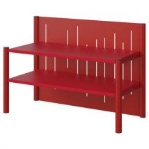 Manutan Expert - Surmeuble Malibu 2 Portes Rouge - 94x64x43 cm - Éco-responsable et Durable
