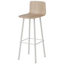 Tabouret Malibu Coque Acacia Lakeland 1277/ Acier Blanc 9016