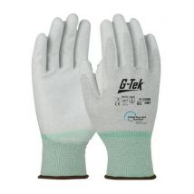 Gant Manutention Tactile G-tek 3rx Pu Esd Blanc - T11
