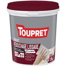 Enduit Rebouchage Lissage Pâte Extérieur 1.5kg + Spatule