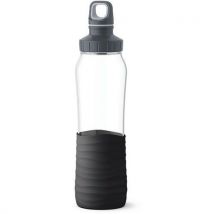Gourde Drink2go 0.7l Verre Et Silicone Noir