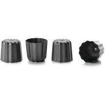 Moules Cannelés X 4 Moka 6cm