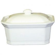 Terrine Rectangulaire Avec Couvercle 600g Blanc