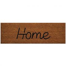 Tapis de marche coco naturel 25x75cm - Épaisseur 15mm - Antidérapant et grattant - Intérieur/Extérieur