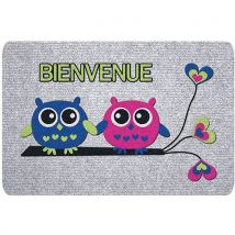 Tapis Greyflock Chouettes Bienvenue 40x60cm