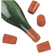 Capsule PVC rétractable rouge x50 - Polypropylène - 60g - Scellage hermétique