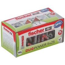 Chevilles Duopower 5x25 X100 Pièces