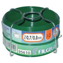 Fil Plastifié Vert Filgraf 3 Bobine 50m Ø80 Mm