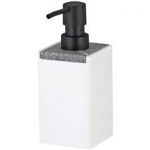 Distributeur Savon Cube Blanc Pierre