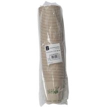 Gobelets Bambou 6oz 18cl x50 - Écologiques et Réutilisables - Usage Alimentaire