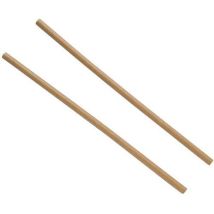 Paille carton kraft biodégradable 19.7cm sachet 25 pièces beige