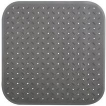 Tapis Fond Douche 54x54cm Gris