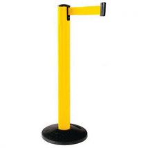 Poteau De Balisage Exterieur Sangle Jaune Poteau Jaune