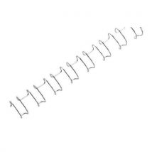 Anneaux Metal 21 Boucles Diam 10mm Argent