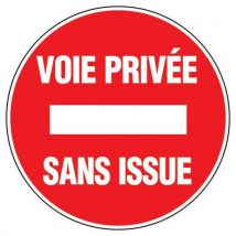 Disque Voie Privee Sans Issue Diam300mm