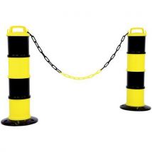 Kit 2 Balises Modulables Jaune/noir