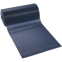 Rouleau 10m Caillebotis Pvc Souple Noir Largeur 910 Mm