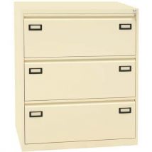 Credence 3 Tiroirs H101 Cm Beige