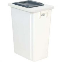 Poubelle Tri Sélectif Blanc - 60l - Probbax