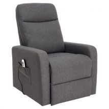 Fauteuil Mint 2 Moteurs Tissu Gris