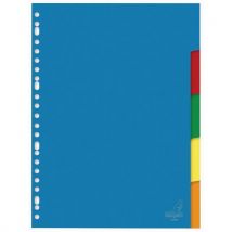 Intercalaire Couleur Nb Div.:5 Pr Ft:a4