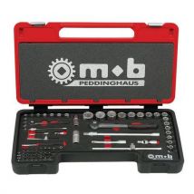 Mob 1 Coffret Fusion Box Cargo Cliquet Et Douilles - 1/4''-1/2'' 70 Pièces