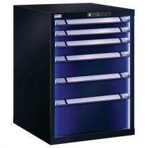 Armoire 6 Tiroirs Softclose Blue Line L 805 X 90 X 695 Noir