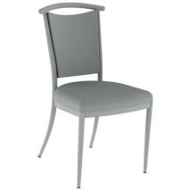 Chaise 550 Alu Ass/dos Ginkgo Pierre - 4p Gris 9006