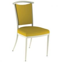 Chaise 550 Alu Ass/dos Abaka Safran - 4p Beige 1013
