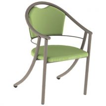 Bridge 280 Alu Ass/dos Abaka Tilleul 4 Pieds Noisette